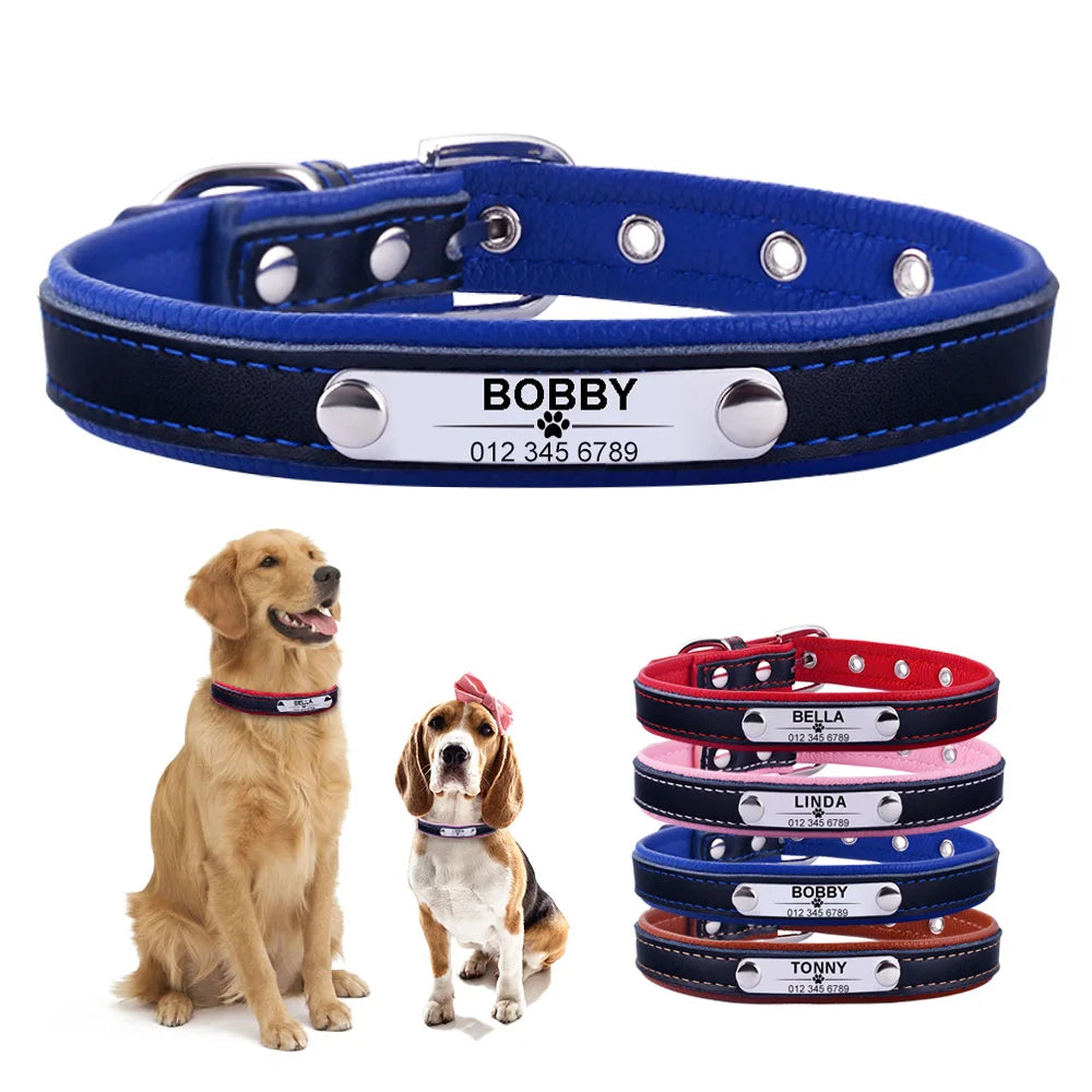 Adjustable Personalized Dog Collar