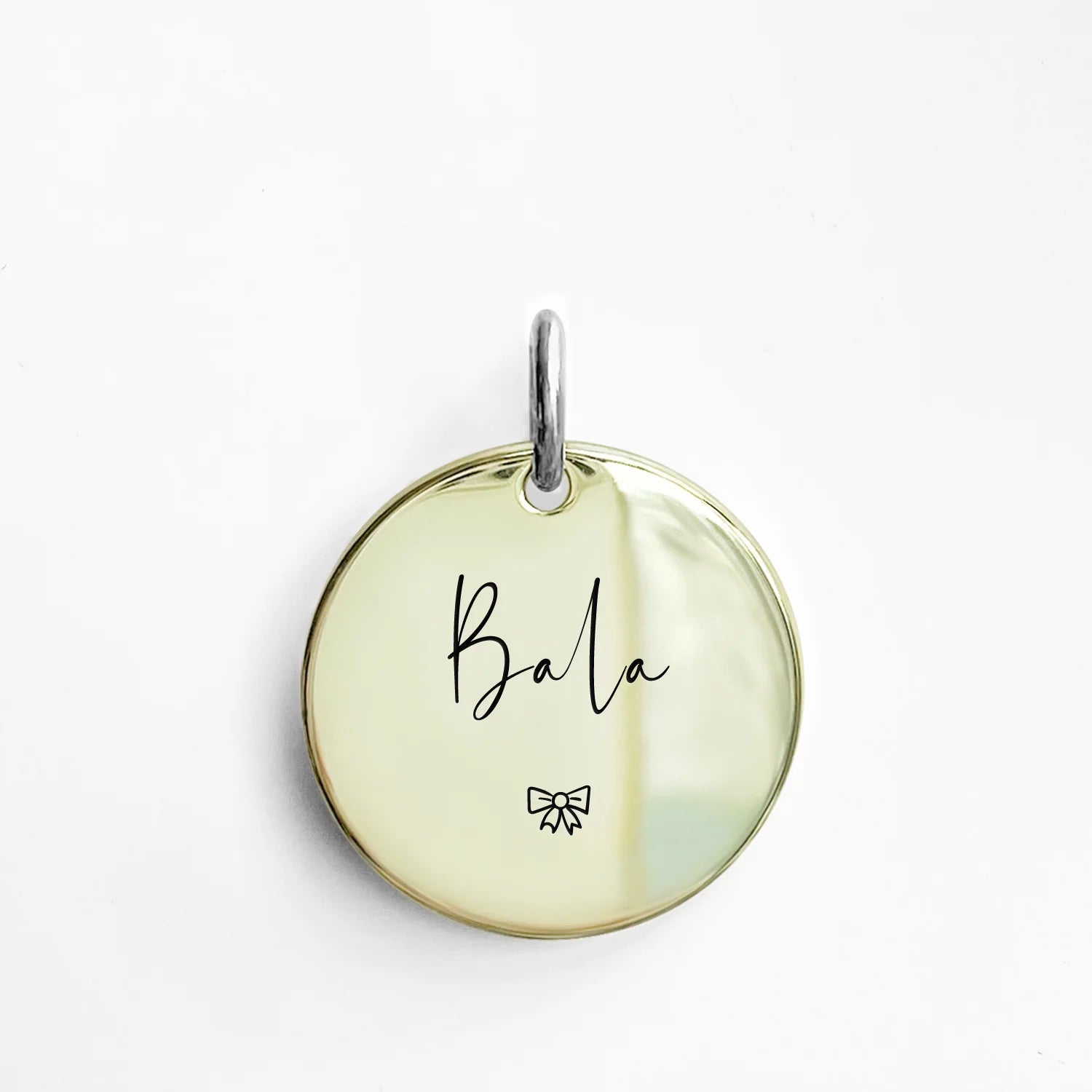 Custom Cat/Dog ID Tag MW007 - Engraved Front & Back, Anti-Lost Pet Charm