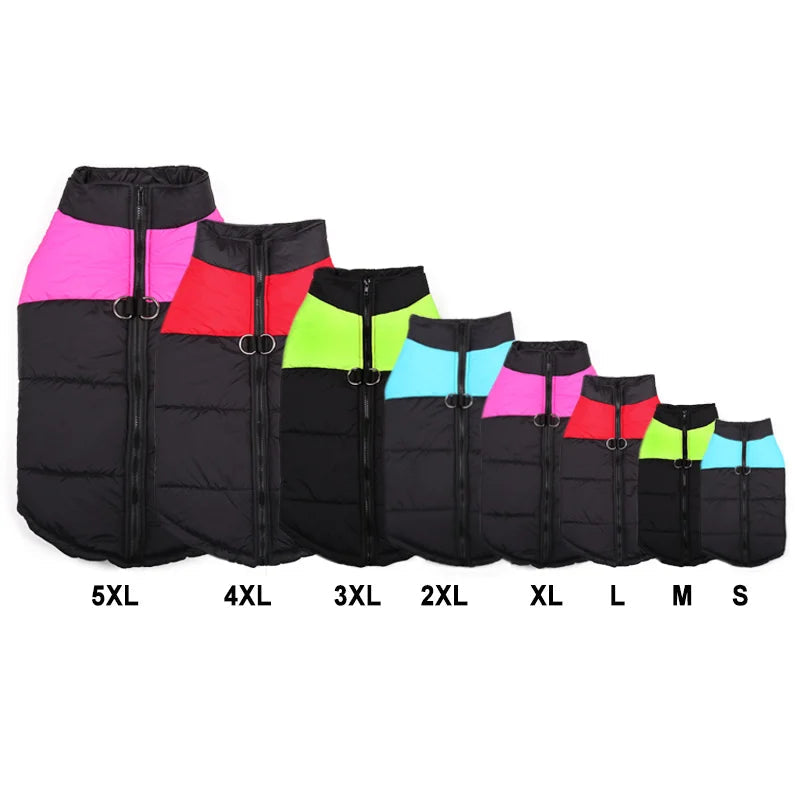 Winter Dog Clothes – Waterproof Warm Vest for Pets (S-5XL)