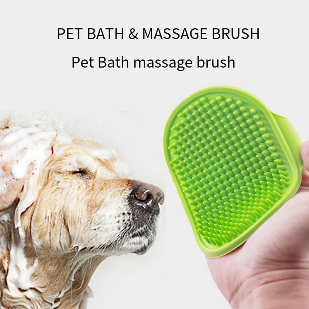 Pet Cleaning Brush Gloves – Bath & Grooming Massage Comb for Dogs & Cats