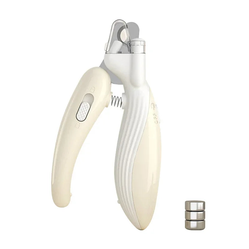 Pet Nail Clippers with LED Light – Professional Grooming Scissors for Dogs & Cats