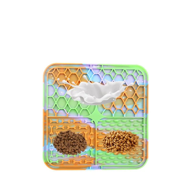 Silicone Lick Mat for Dogs - Slow Feeder & Bathing Distraction
