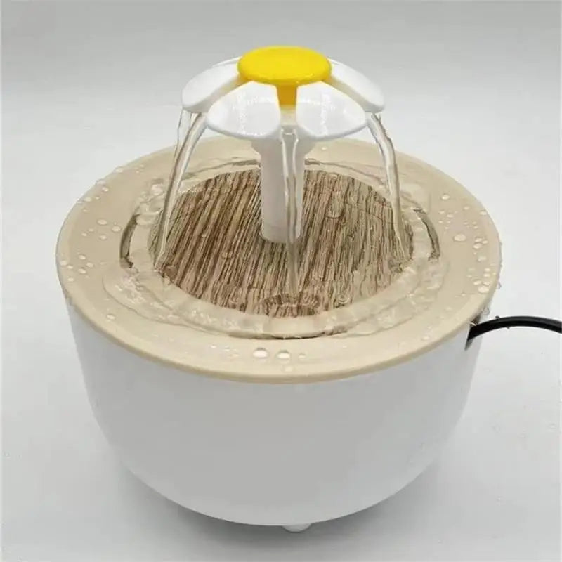 USB Cat Water Fountain, 1200mL Auto Filter, Quiet Drinking Bowl