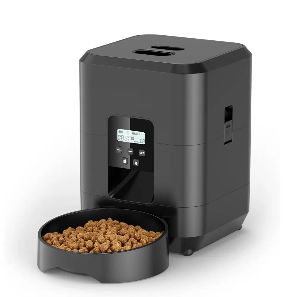 Automatic Smart Pet Feeder – Timed Slow Food Dispenser for Cats & Dogs