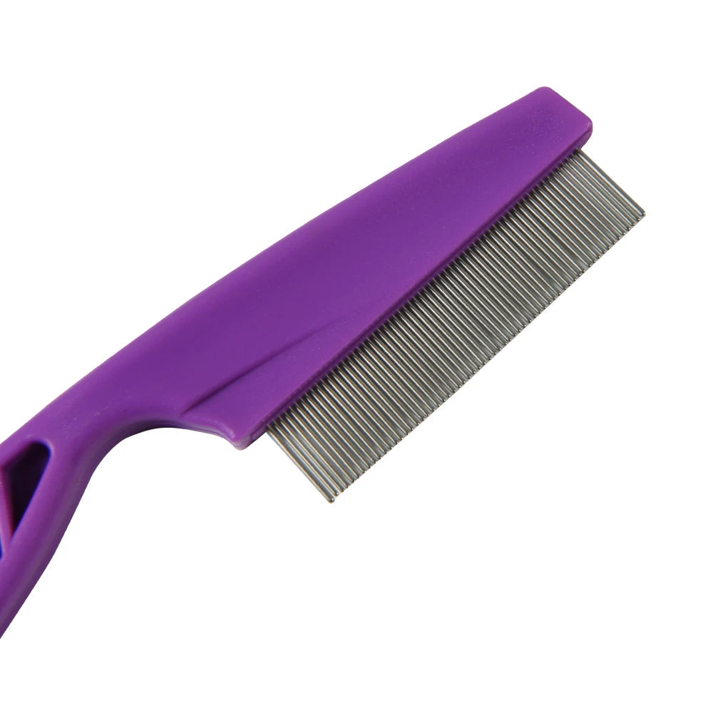 Stainless Steel Flea Comb for Cats & Dogs – Comfort Grip