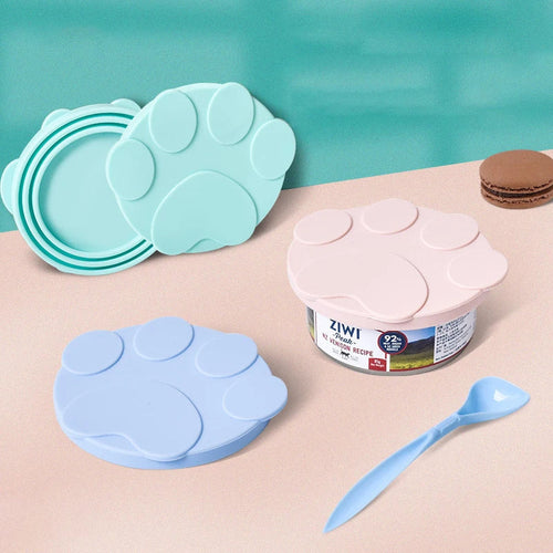 2-in-1 Portable Silicone Pet Food Sealer & Spoon Lid