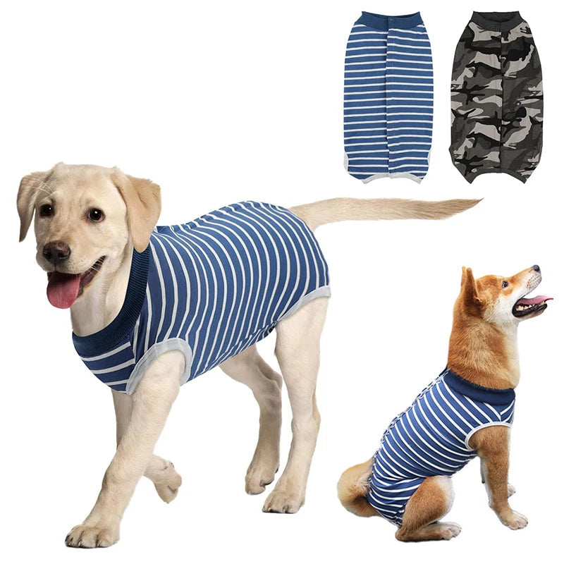 Dog Recovery Suit - Anti-Licking Surgical Onesie for Post-Surgery
