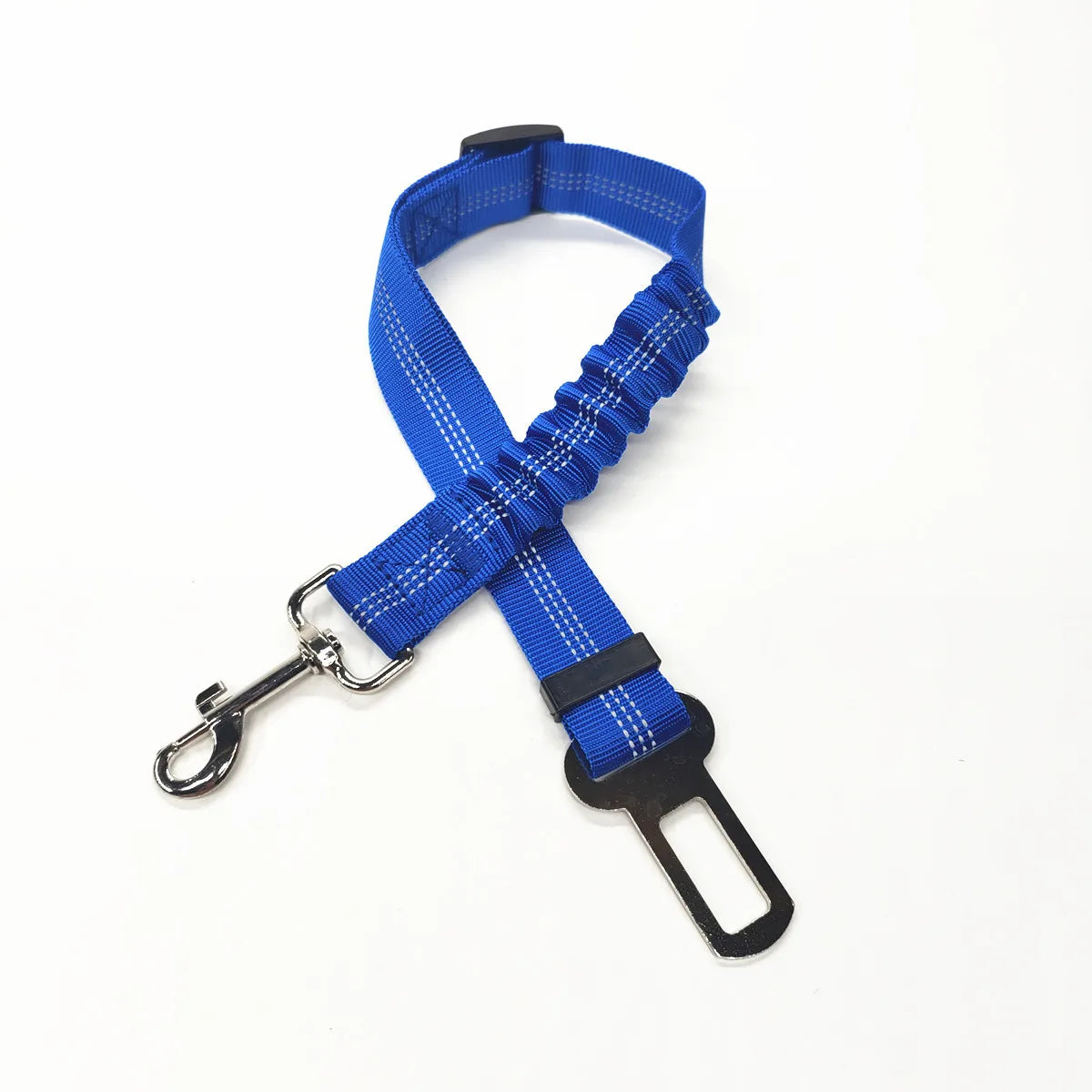 Adjustable Dog Car Seat Belt Harness – Nylon Reflective Travel Accessory