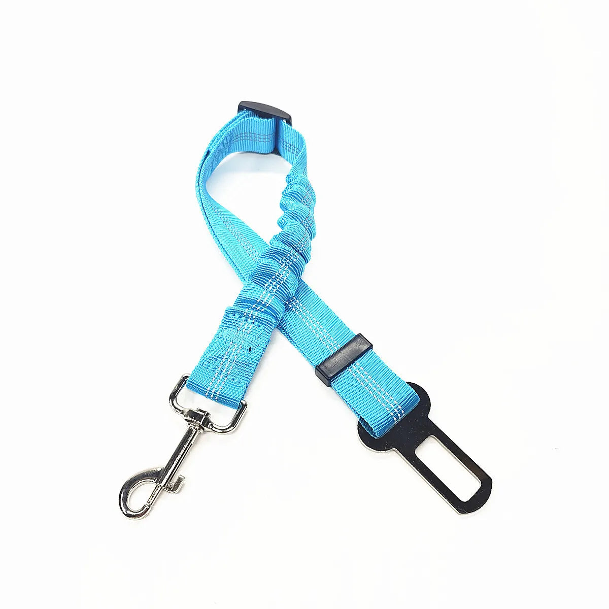 Adjustable Dog Car Seat Belt Harness – Nylon Reflective Travel Accessory
