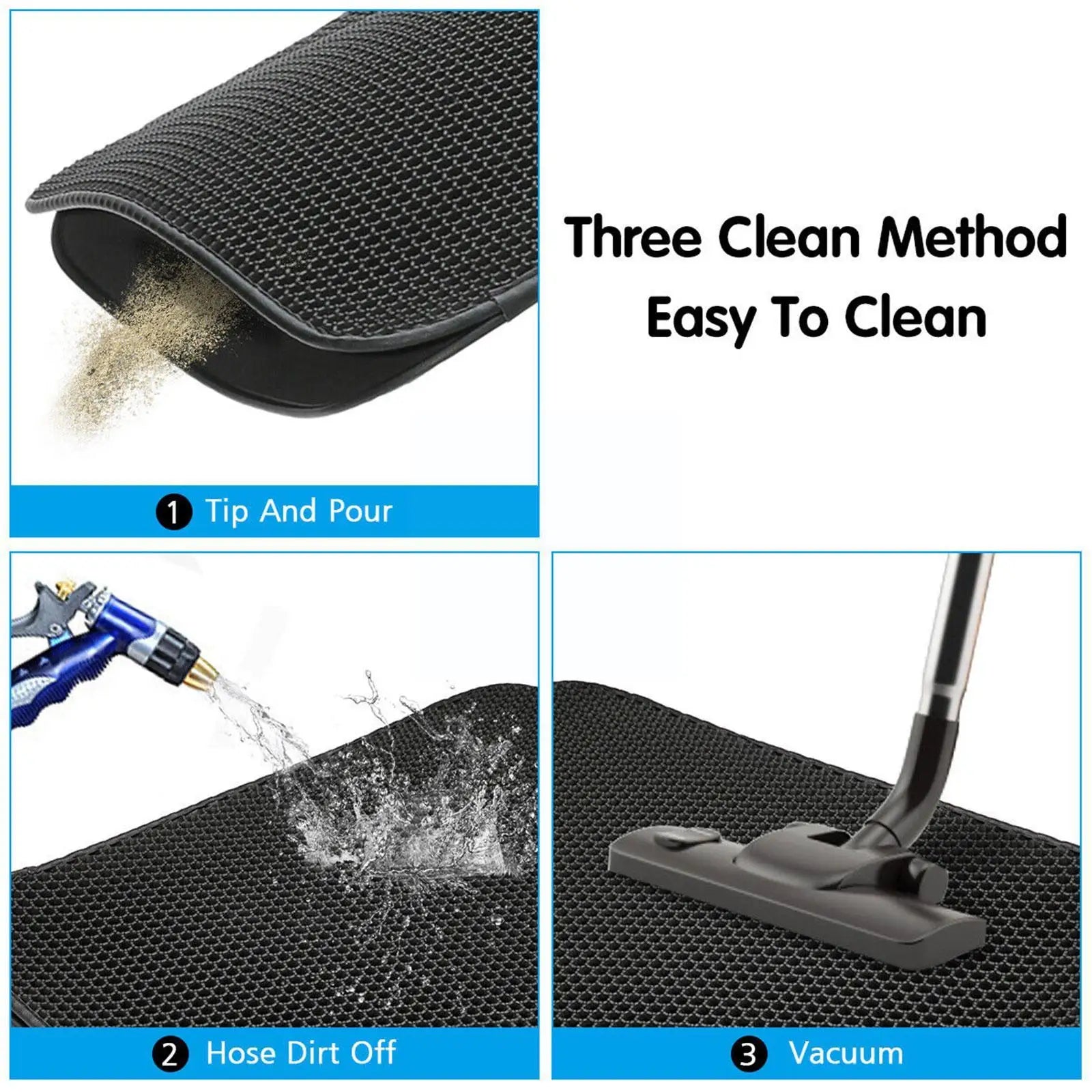 Double Layer Non-Slip Cat Litter Mat – Waterproof Pet Pad