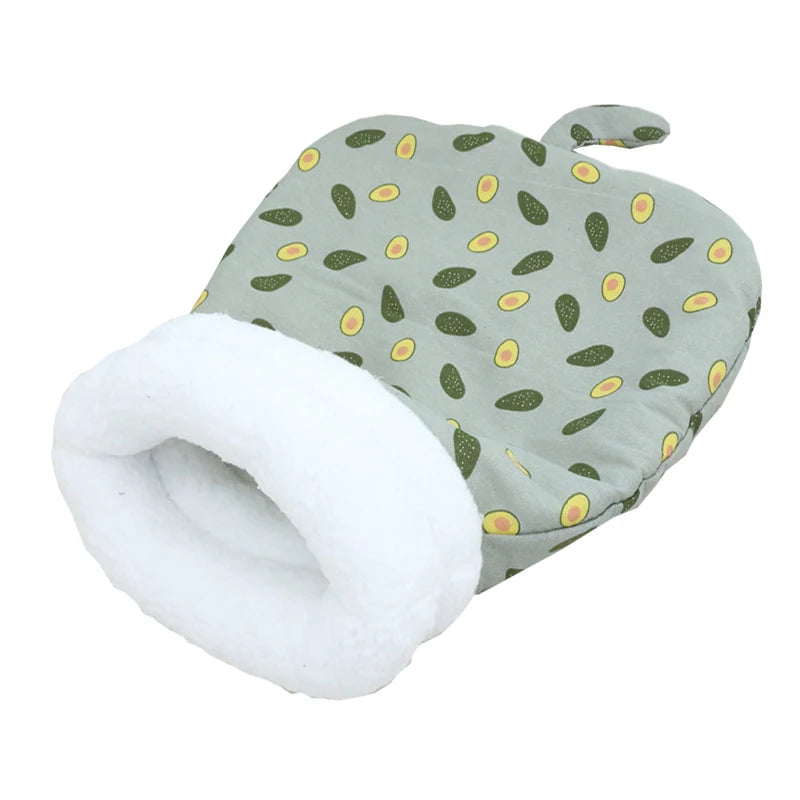 Cat & Puppy Cuddly Sleeping Bag - Soft, Fluffy, Cozy Nest for Pets