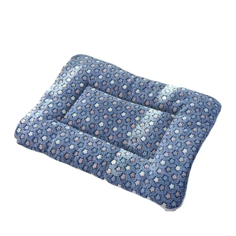 Soft Plush Cat Bed Mat - Warm Cushion for Cats & Small Dogs