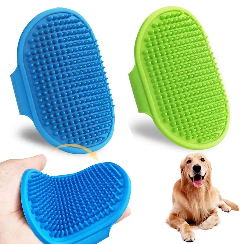 Pet Cleaning Brush Gloves – Bath & Grooming Massage Comb for Dogs & Cats