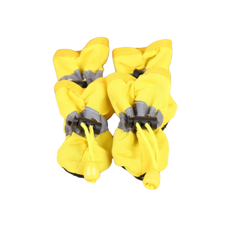 4pcs Waterproof Anti-Slip Dog Boots – Rain Shoes for Small Pets
