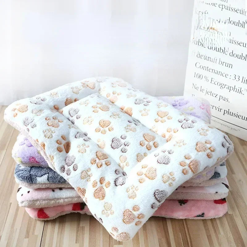 Soft Plush Cat Bed Mat - Warm Cushion for Cats & Small Dogs
