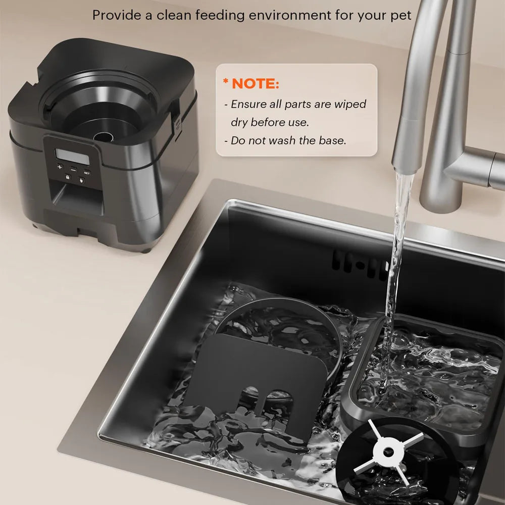 Automatic Smart Pet Feeder – Timed Slow Food Dispenser for Cats & Dogs