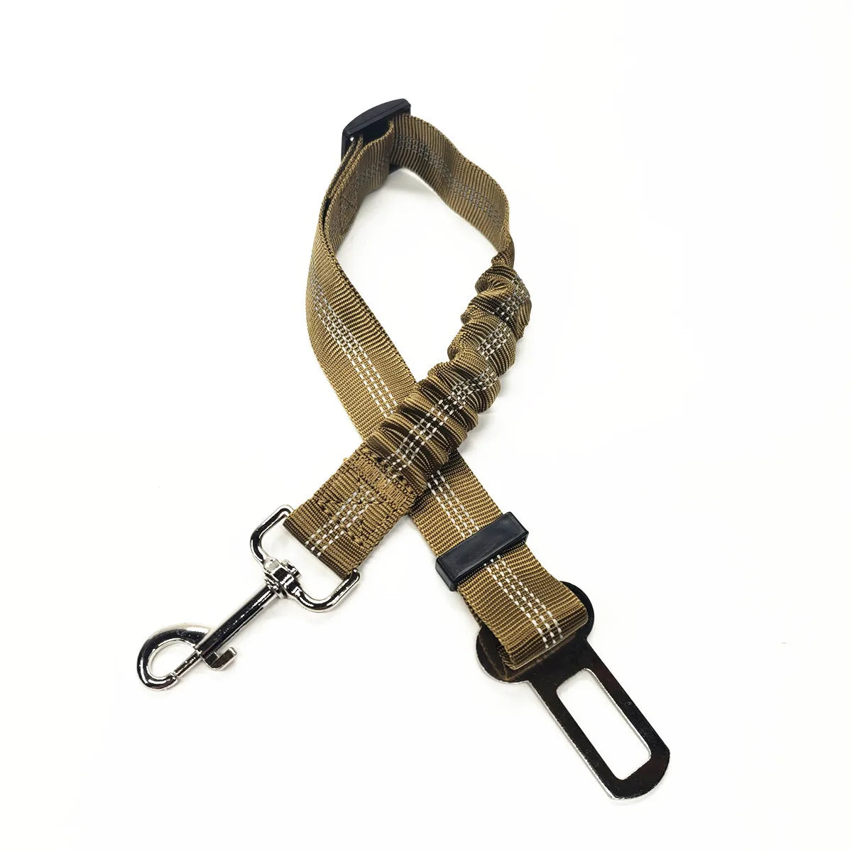 Adjustable Dog Car Seat Belt Harness – Nylon Reflective Travel Accessory