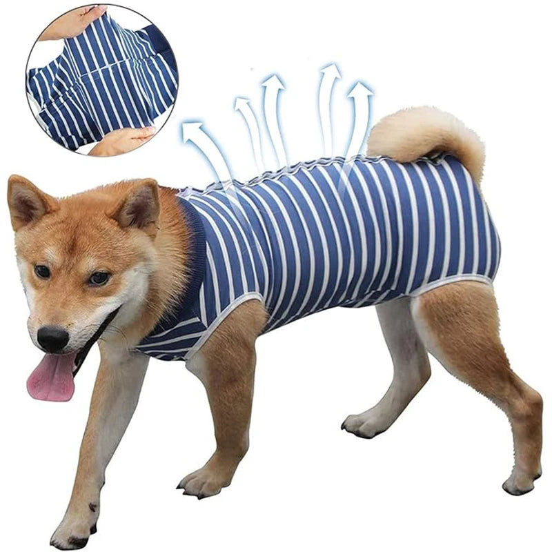 Dog Recovery Suit - Anti-Licking Surgical Onesie for Post-Surgery