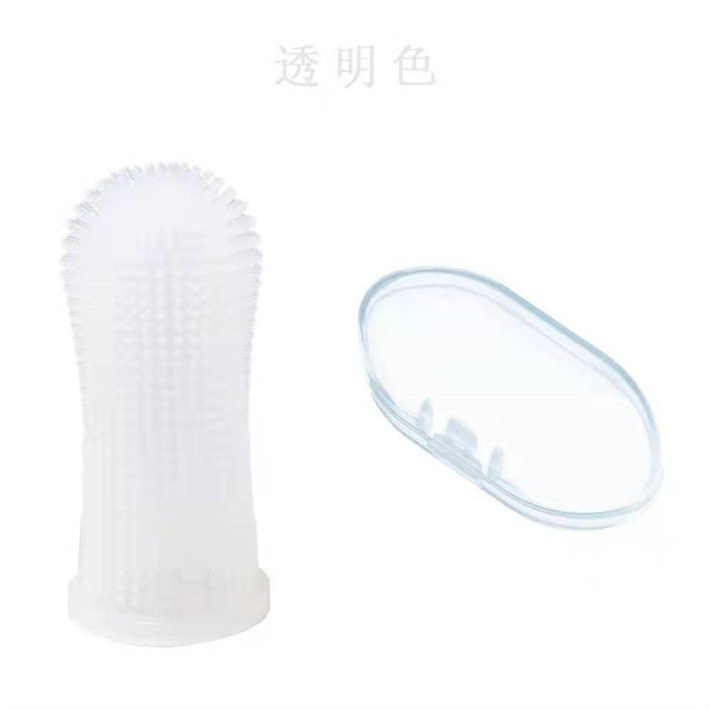 Soft Silicone Finger Toothbrush for Dogs & Cats – Dental Care Tool