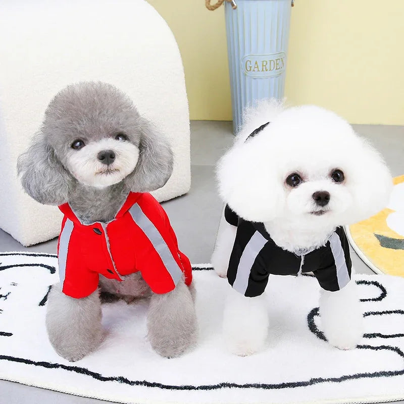 Waterproof Reflective Dog Jacket – Jumpsuit for Small & Medium Breeds