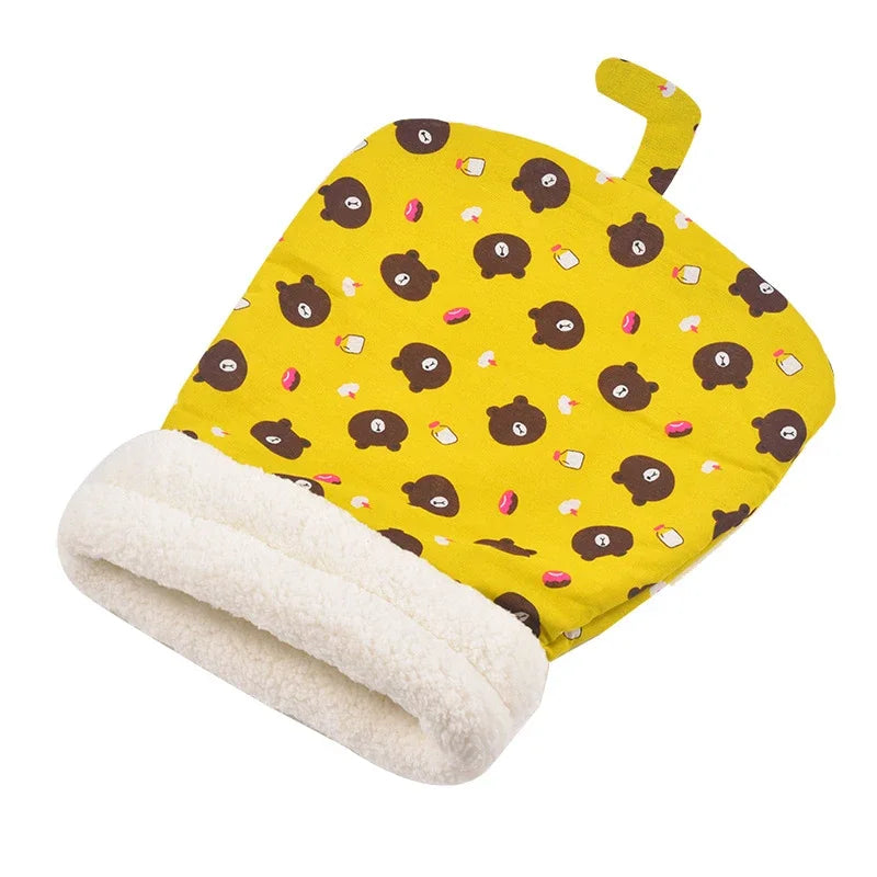 Cat & Puppy Cuddly Sleeping Bag - Soft, Fluffy, Cozy Nest for Pets