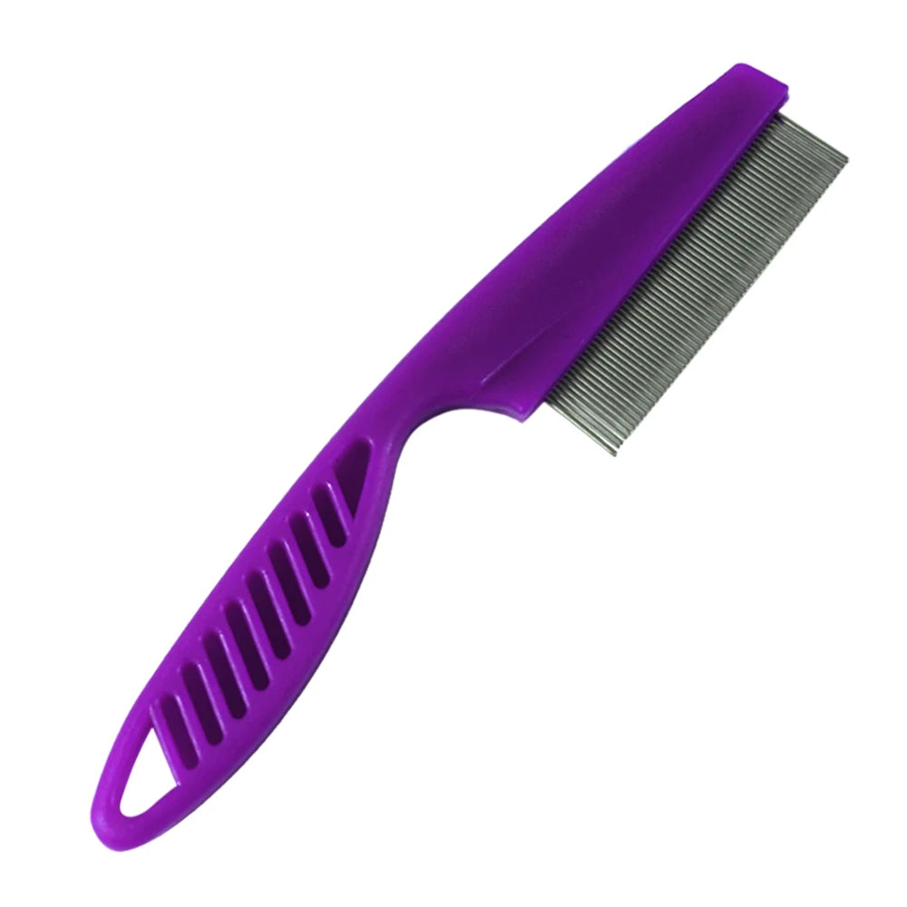 Stainless Steel Flea Comb for Cats & Dogs – Comfort Grip