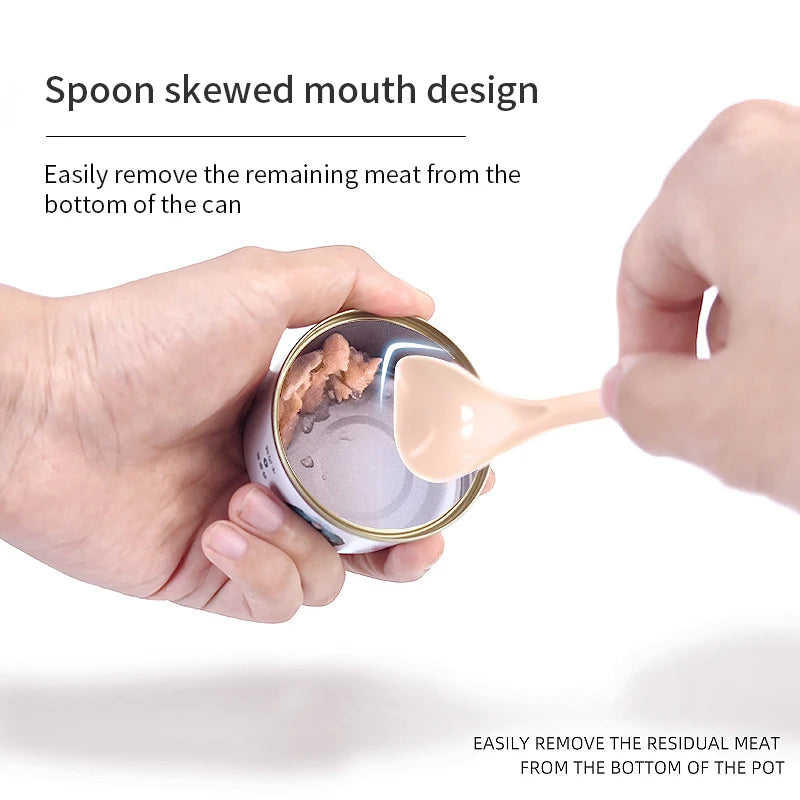 2-in-1 Portable Silicone Pet Food Sealer & Spoon Lid