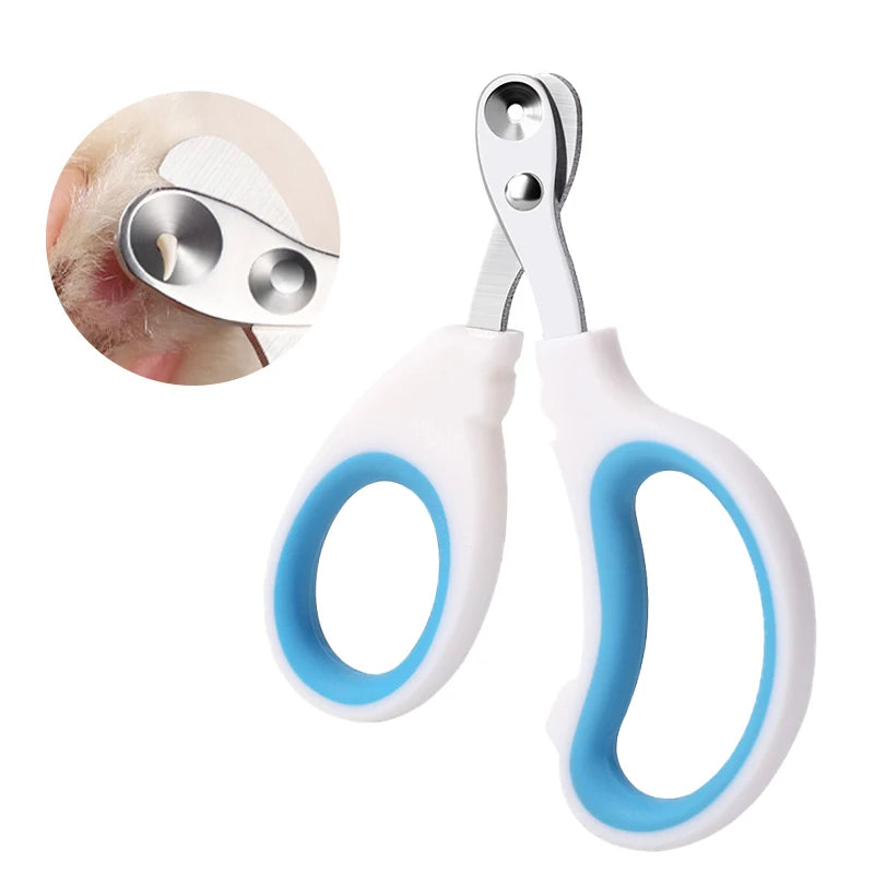 Professional Stainless Steel Cat & Dog Nail Clippers – Pet Grooming Tool