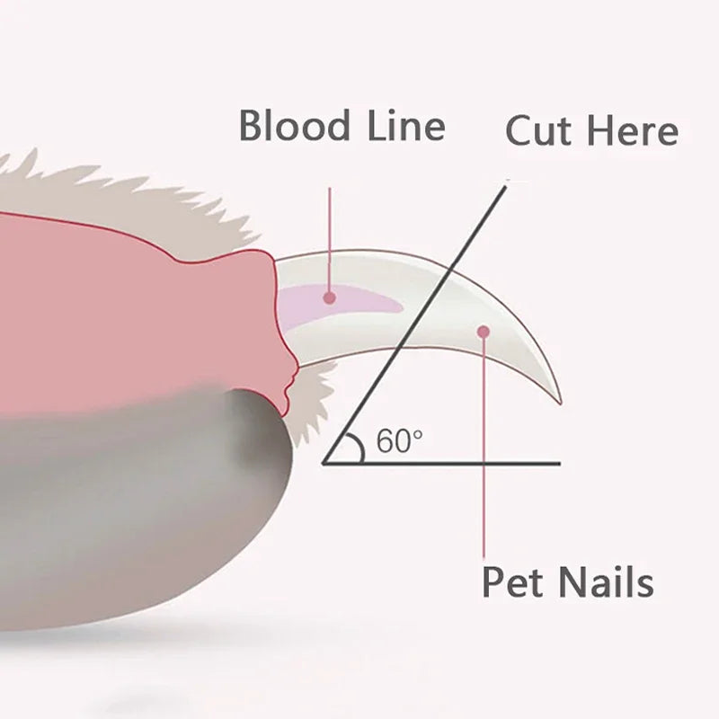 Pet Nail Clippers with LED Light – Professional Grooming Scissors for Dogs & Cats