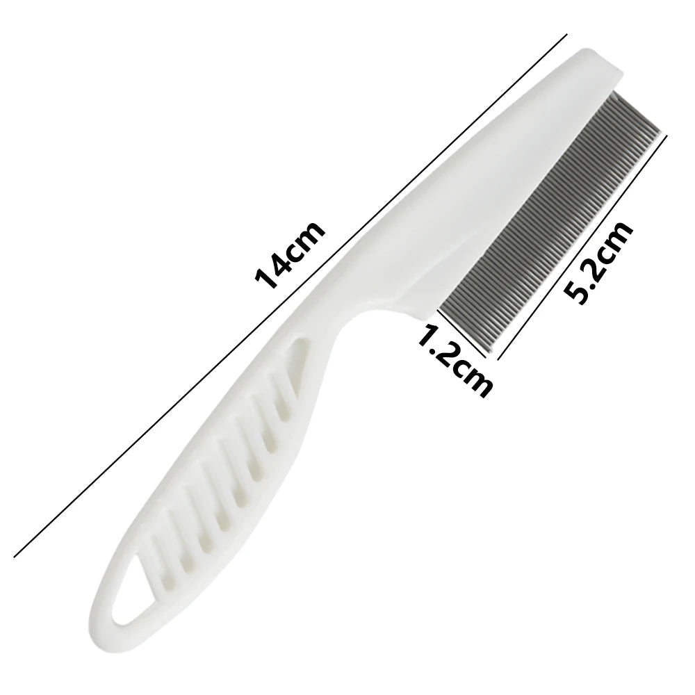 Stainless Steel Flea Comb for Cats & Dogs – Comfort Grip