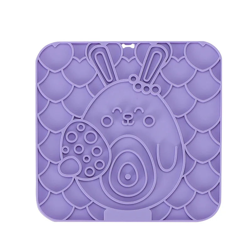 Silicone Lick Mat for Dogs - Slow Feeder & Bathing Distraction