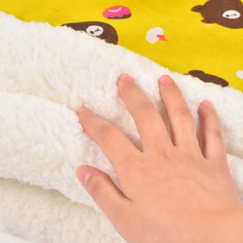 Cat & Puppy Cuddly Sleeping Bag - Soft, Fluffy, Cozy Nest for Pets