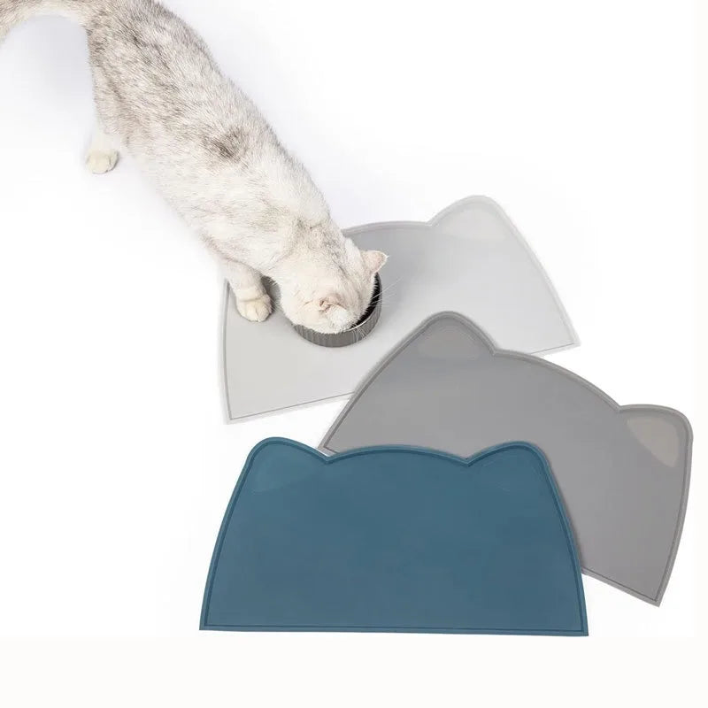Non-Slip Waterproof Silicone Cat Mat – Easy-Clean Anti-Dirt Pad