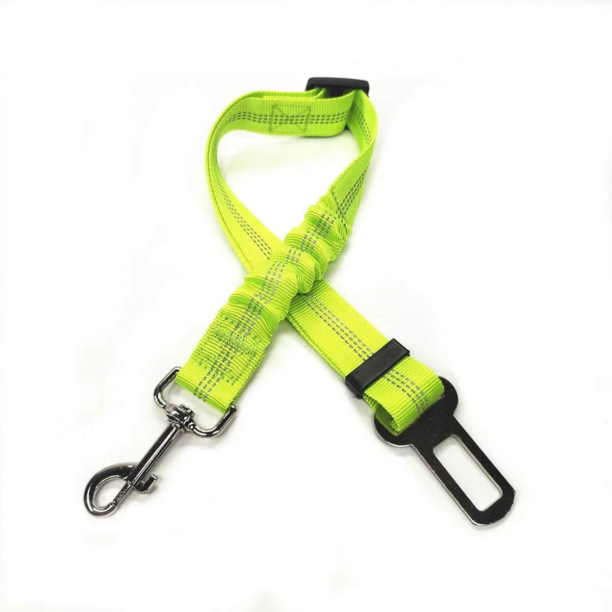 Adjustable Dog Car Seat Belt Harness – Nylon Reflective Travel Accessory