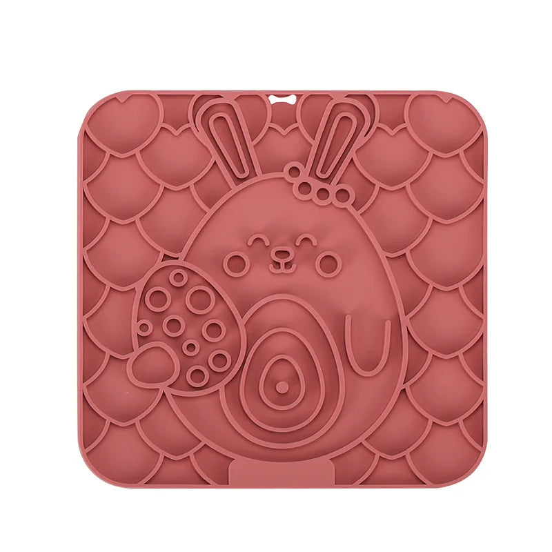 Silicone Lick Mat for Dogs - Slow Feeder & Bathing Distraction