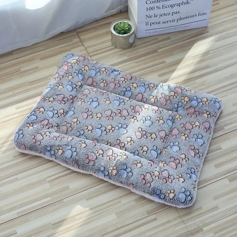 Soft Plush Cat Bed Mat - Warm Cushion for Cats & Small Dogs
