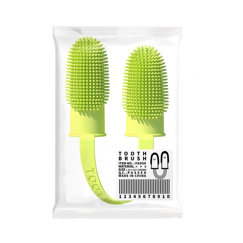 Soft Silicone Finger Toothbrush for Dogs & Cats – Dental Care Tool