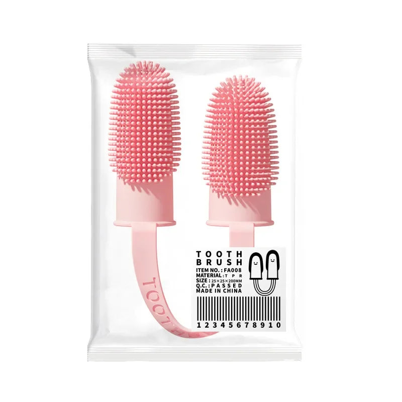 Soft Silicone Finger Toothbrush for Dogs & Cats – Dental Care Tool