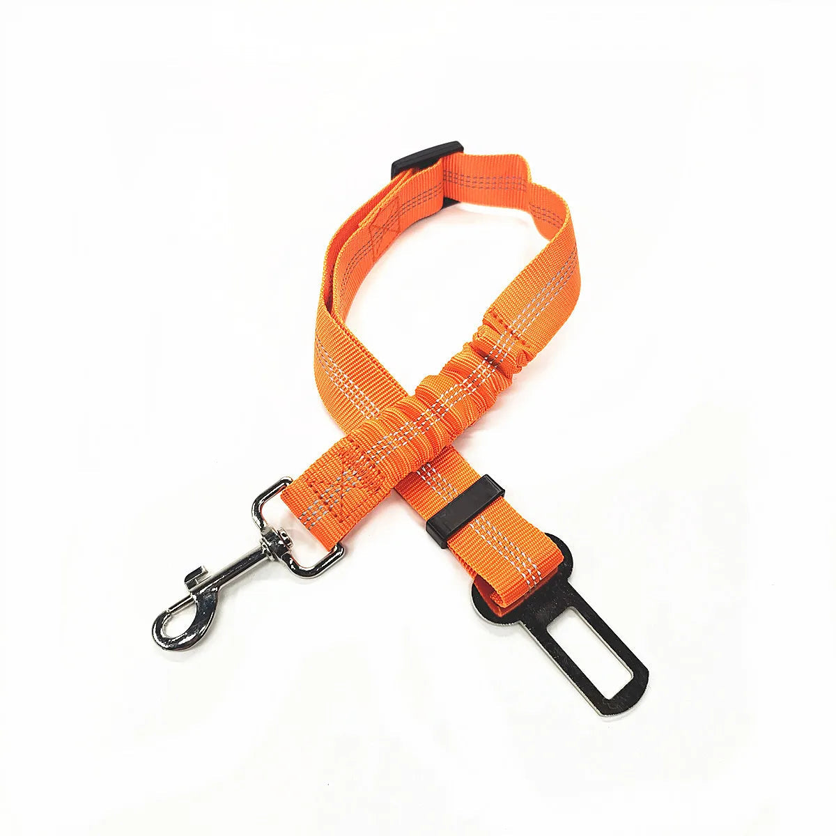 Adjustable Dog Car Seat Belt Harness – Nylon Reflective Travel Accessory