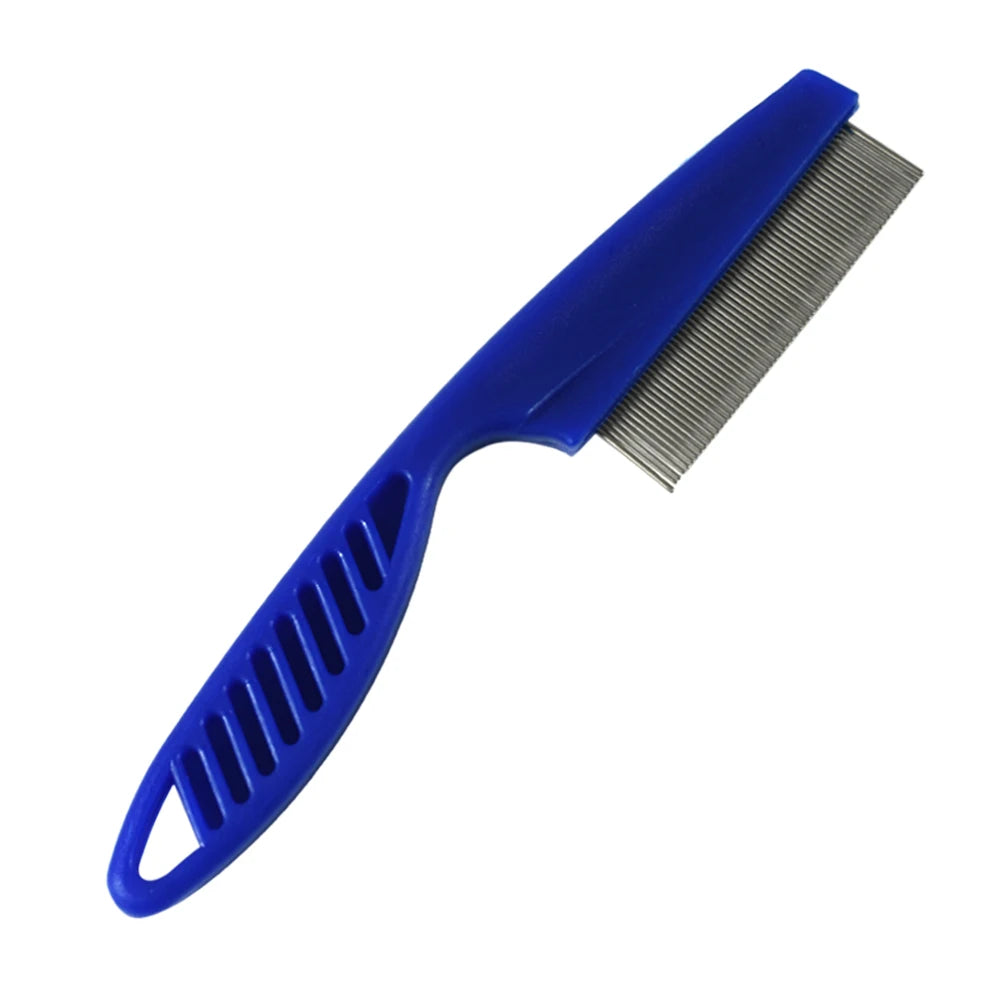 Stainless Steel Flea Comb for Cats & Dogs – Comfort Grip
