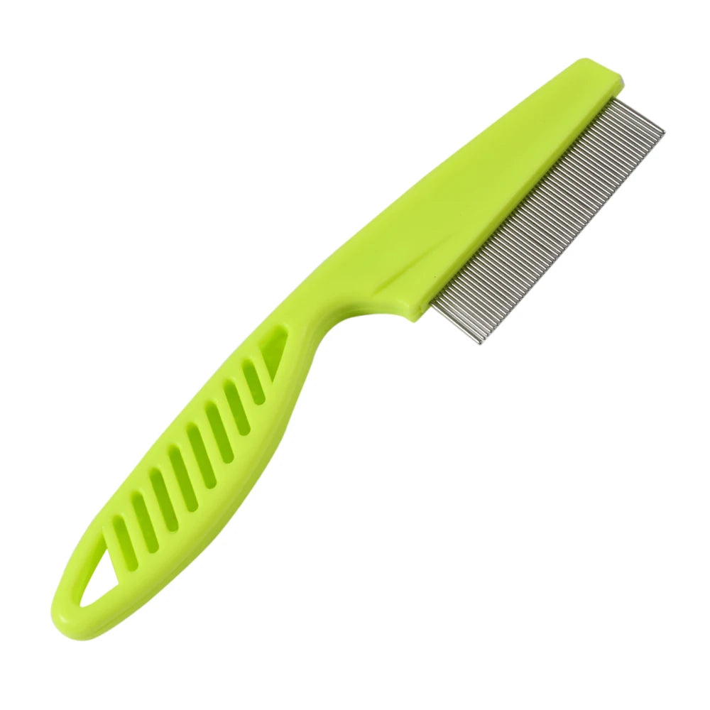Stainless Steel Flea Comb for Cats & Dogs – Comfort Grip