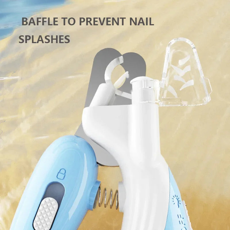 Pet Nail Clippers with LED Light – Professional Grooming Scissors for Dogs & Cats