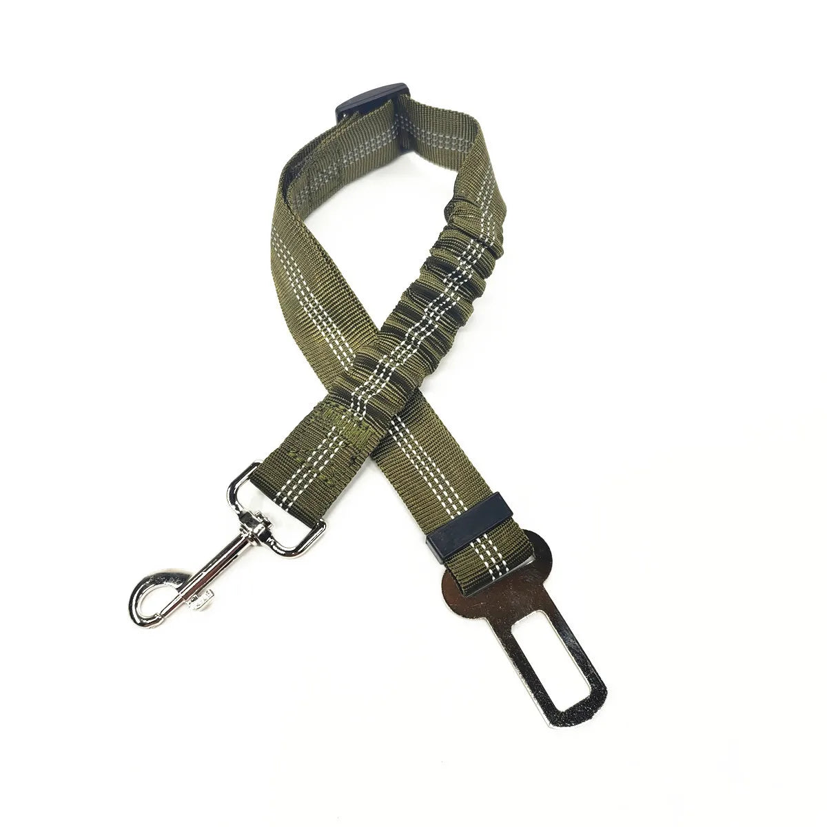 Adjustable Dog Car Seat Belt Harness – Nylon Reflective Travel Accessory