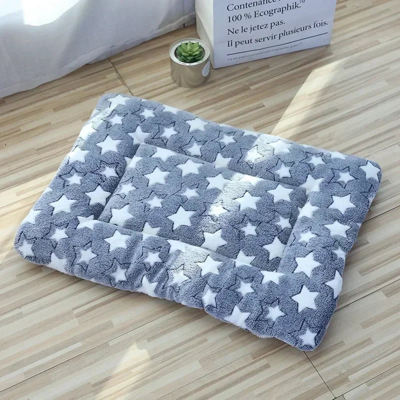 Soft Plush Cat Bed Mat - Warm Cushion for Cats & Small Dogs