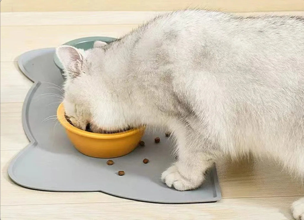 Non-Slip Waterproof Silicone Cat Mat – Easy-Clean Anti-Dirt Pad