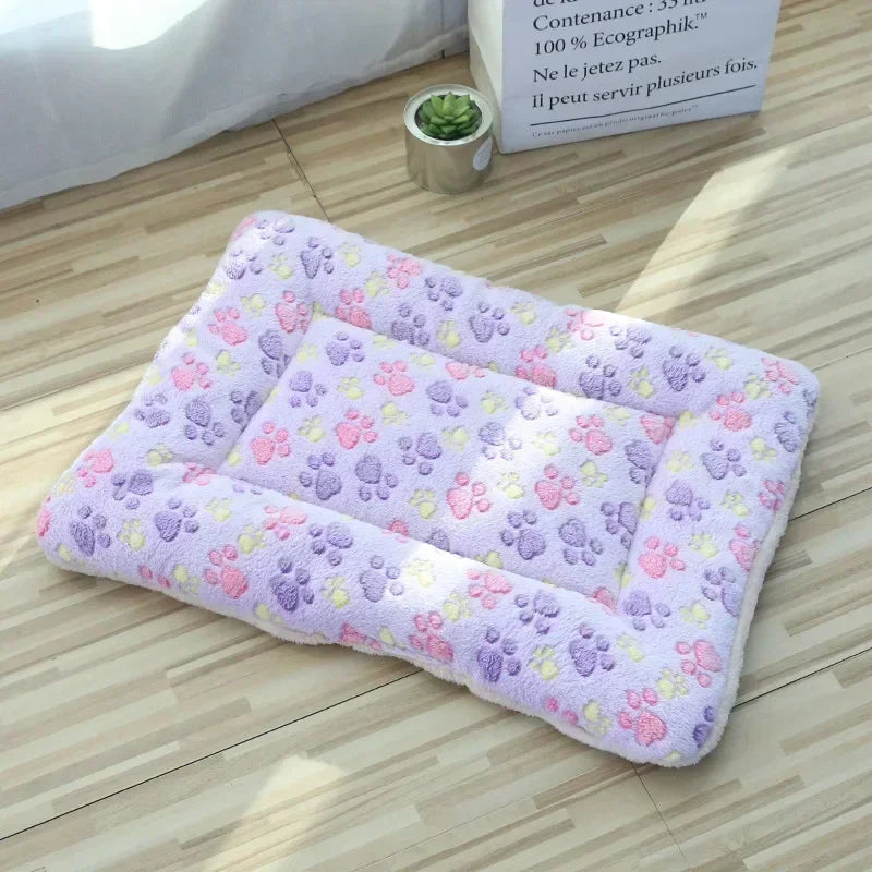 Soft Plush Cat Bed Mat - Warm Cushion for Cats & Small Dogs