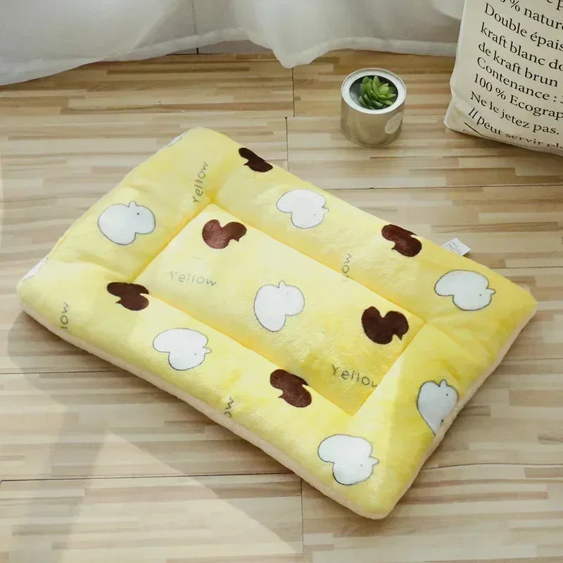 Soft Plush Cat Bed Mat - Warm Cushion for Cats & Small Dogs