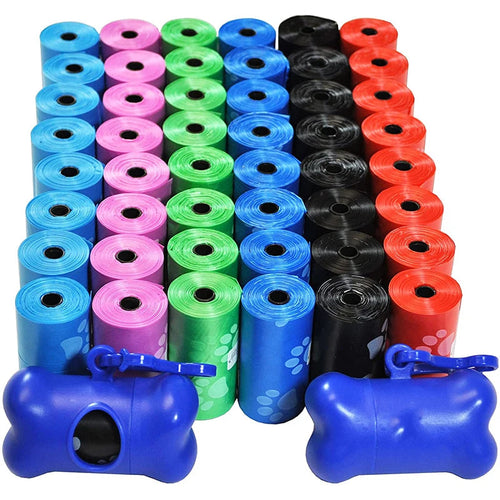 120 Rolls Dog Poop Bags – Outdoor Pet Waste Disposal, 15 Bags/Roll