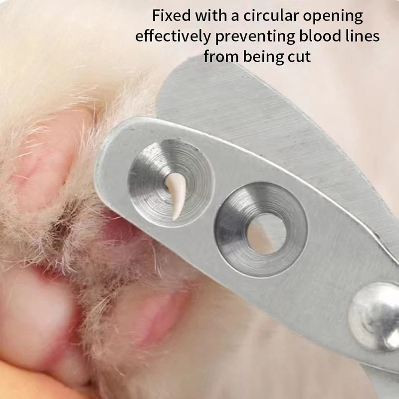 Professional Stainless Steel Cat & Dog Nail Clippers – Pet Grooming Tool