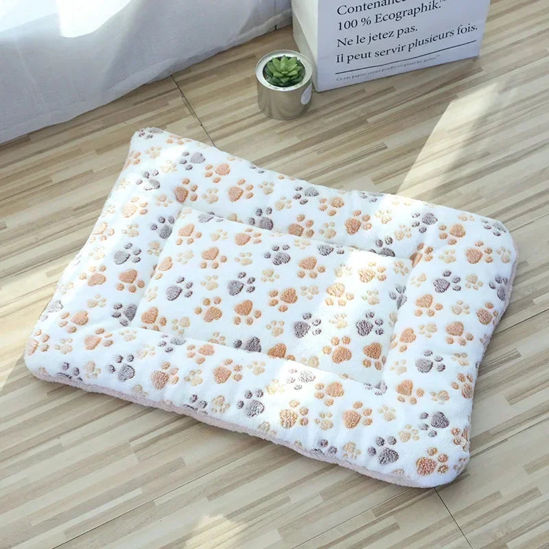 Soft Plush Cat Bed Mat - Warm Cushion for Cats & Small Dogs